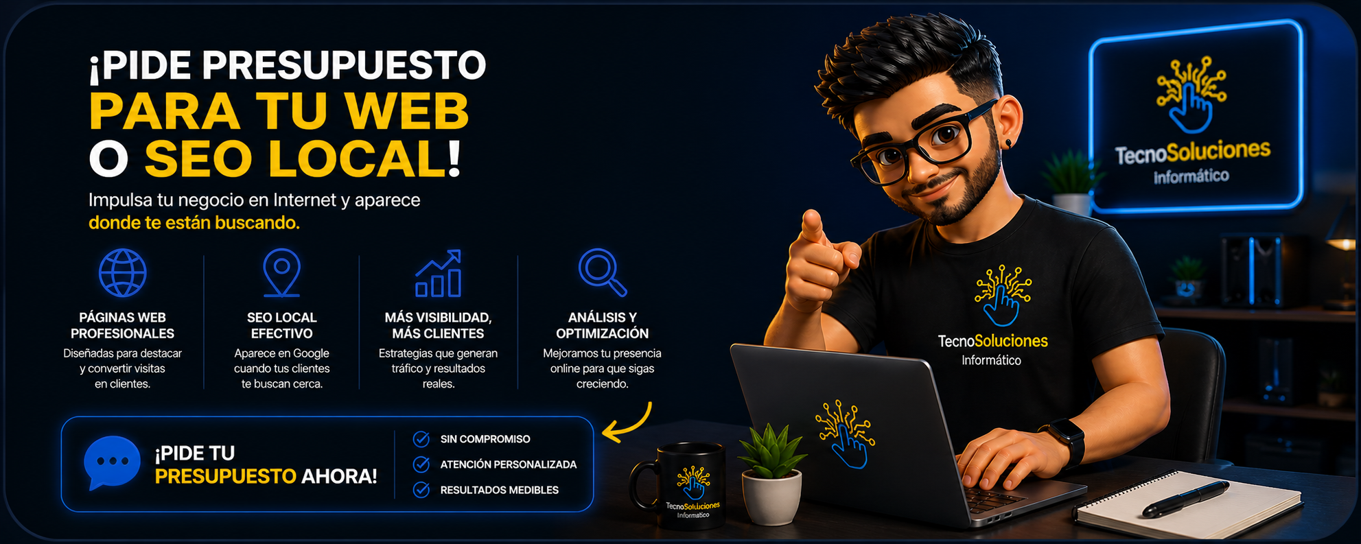 Presupuesto web diseño web SEO Local Barcelona